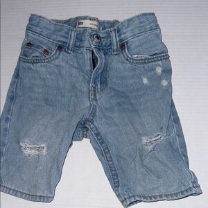 Levi's Blue Distressed Jeans